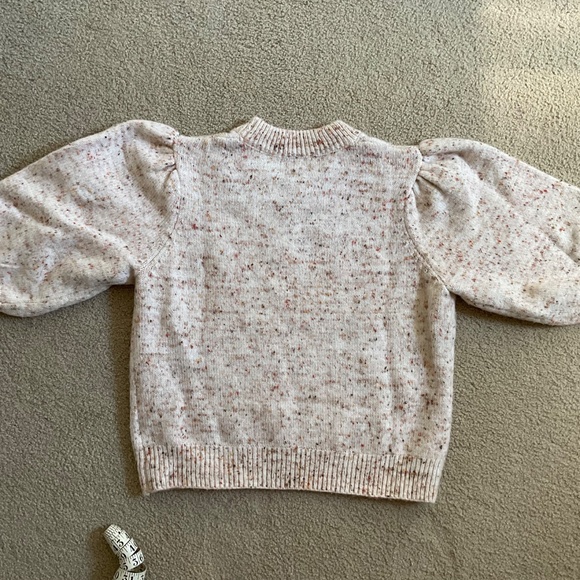 Steve Madden Women’s sweater size large beige with brown and dark orange fleck. - Picture 4 of 5